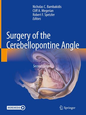 cover image of Surgery of the Cerebellopontine Angle